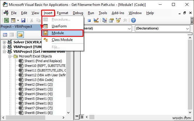 Excel में पथ से फ़ाइल नाम कैसे प्राप्त करें (6 सरल तरीके)