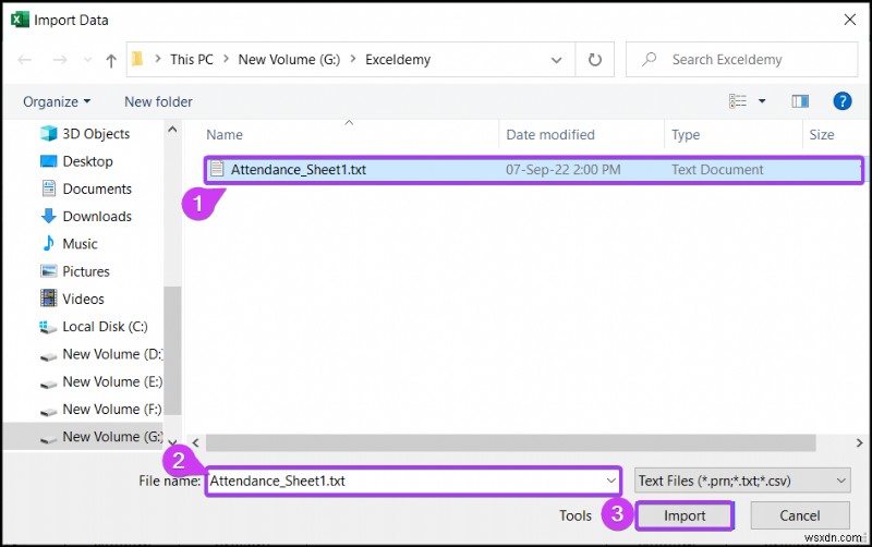 Excel में टेक्स्ट फ़ाइल कैसे आयात करें (4 आसान तरीके)