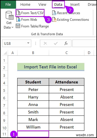 Excel में टेक्स्ट फ़ाइल कैसे आयात करें (4 आसान तरीके)