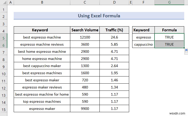 Excel Advanced Filter (5 उपयोगी एप्लिकेशन)