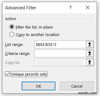 Excel Advanced Filter (5 उपयोगी एप्लिकेशन)