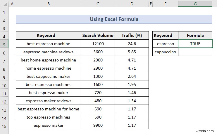 Excel Advanced Filter (5 उपयोगी एप्लिकेशन)