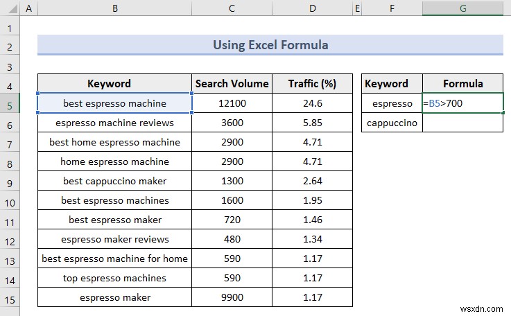 Excel Advanced Filter (5 उपयोगी एप्लिकेशन)