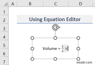 Excel में समीकरण कैसे डालें (3 आसान तरीके)