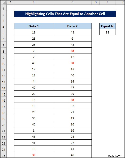 Excel में सूत्र के साथ सशर्त स्वरूपण