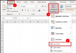 Excel में सूत्र के साथ सशर्त स्वरूपण