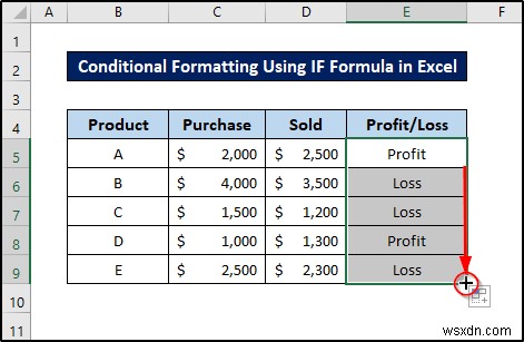 Excel में सूत्र के साथ सशर्त स्वरूपण