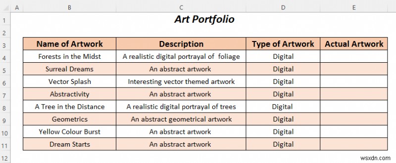 कला पोर्टफोलियो बनाने के लिए एक्सेल ऑब्जेक्ट का उपयोग कैसे करें