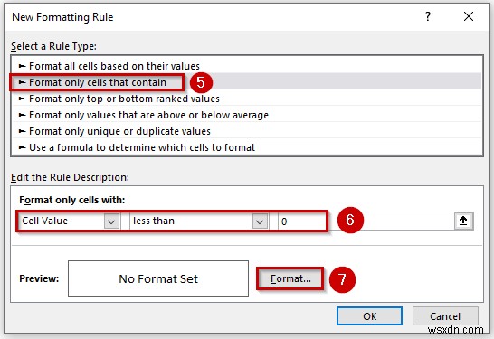 Excel में ऋणात्मक संख्याओं को लाल कैसे करें (4 आसान तरीके)