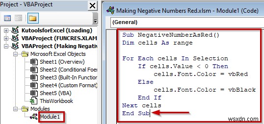 Excel में ऋणात्मक संख्याओं को लाल कैसे करें (4 आसान तरीके)