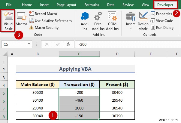 Excel में ऋणात्मक संख्याओं को लाल कैसे करें (4 आसान तरीके)