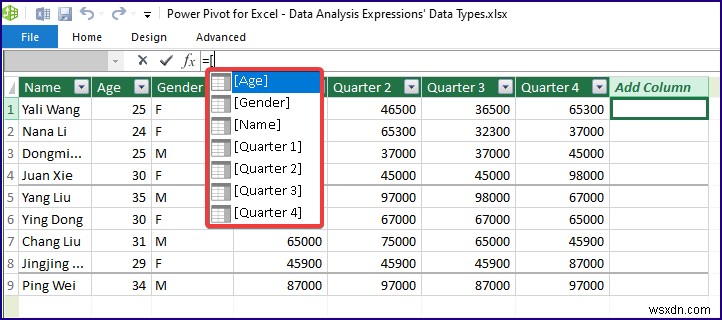 DAX डेटा प्रकार और अन्य पहलू (त्रुटियों की जाँच और प्रबंधन) 