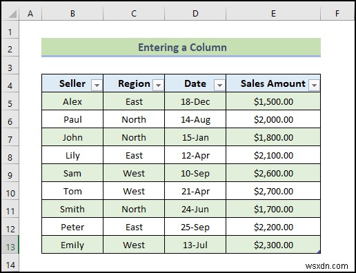 Excel VBA (20 उदाहरण) के साथ तालिका संदर्भ का उपयोग कैसे करें