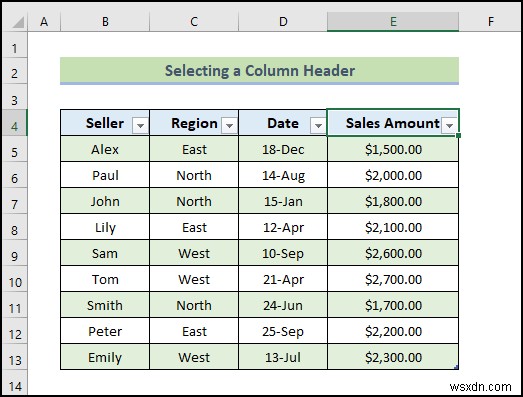 Excel VBA (20 उदाहरण) के साथ तालिका संदर्भ का उपयोग कैसे करें