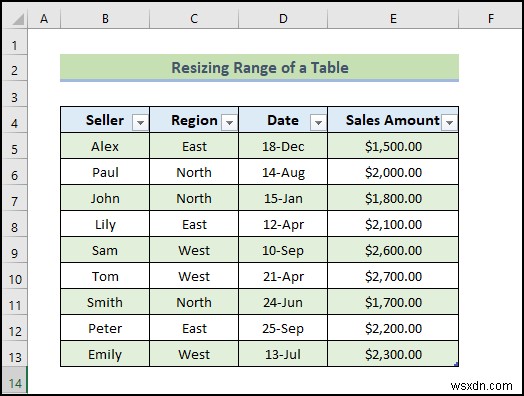 Excel VBA (20 उदाहरण) के साथ तालिका संदर्भ का उपयोग कैसे करें