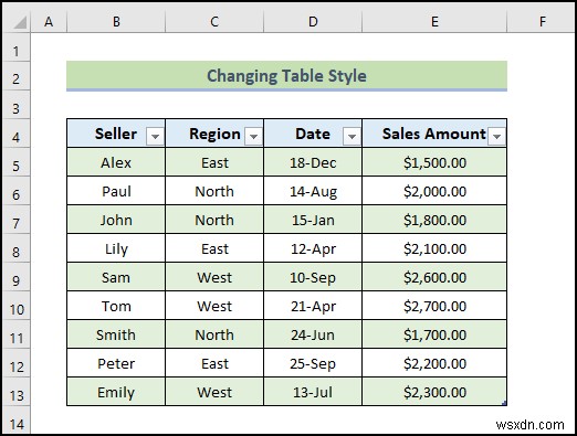 Excel VBA (20 उदाहरण) के साथ तालिका संदर्भ का उपयोग कैसे करें