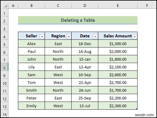 Excel VBA (20 उदाहरण) के साथ तालिका संदर्भ का उपयोग कैसे करें