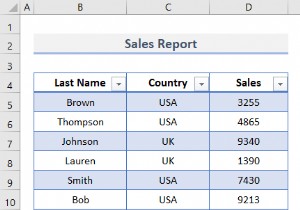 एक्सेल टेबल नेविगेट करना (7 सरल तकनीकें) 
