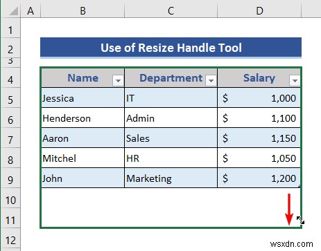 Excel तालिका से पंक्तियों और स्तंभों को कैसे सम्मिलित करें या हटाएं