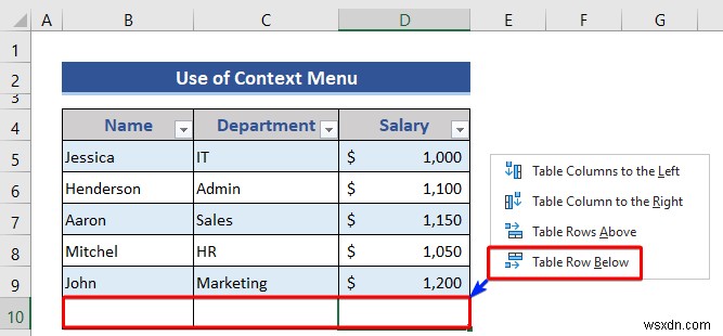 Excel तालिका से पंक्तियों और स्तंभों को कैसे सम्मिलित करें या हटाएं