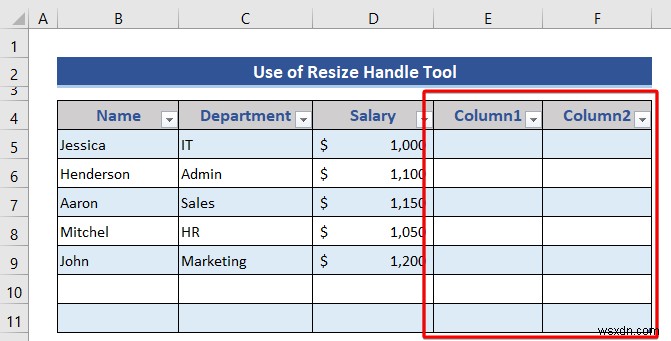 Excel तालिका से पंक्तियों और स्तंभों को कैसे सम्मिलित करें या हटाएं