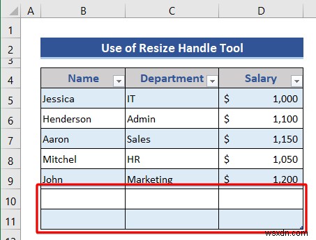 Excel तालिका से पंक्तियों और स्तंभों को कैसे सम्मिलित करें या हटाएं