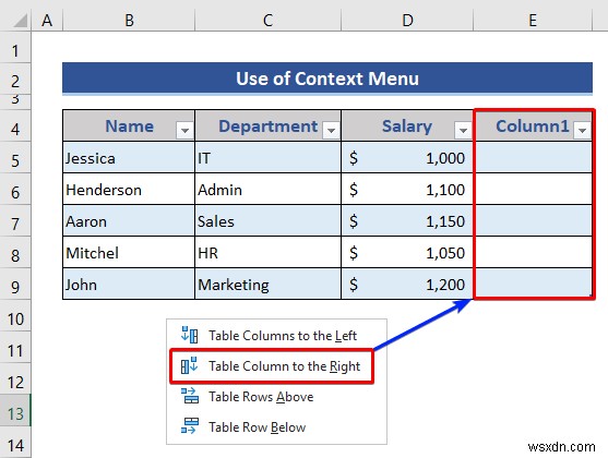 Excel तालिका से पंक्तियों और स्तंभों को कैसे सम्मिलित करें या हटाएं