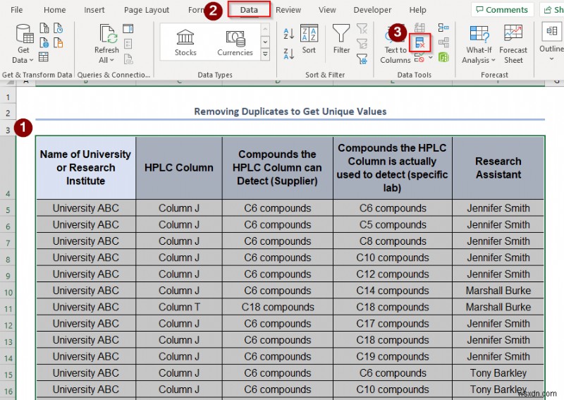 Excel में अद्वितीय मान कैसे प्राप्त करें (5 आसान तरीके)