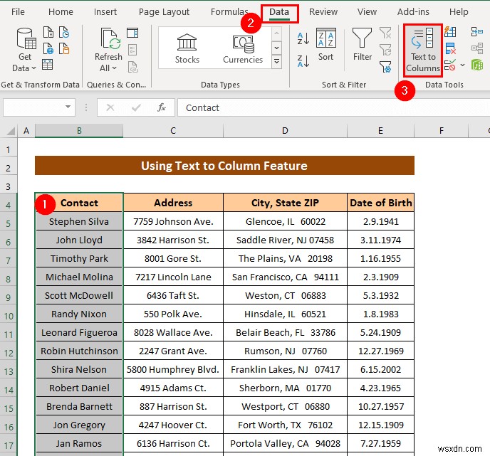 Excel में टेक्स्ट को कॉलम में कैसे बदलें (3 केस)