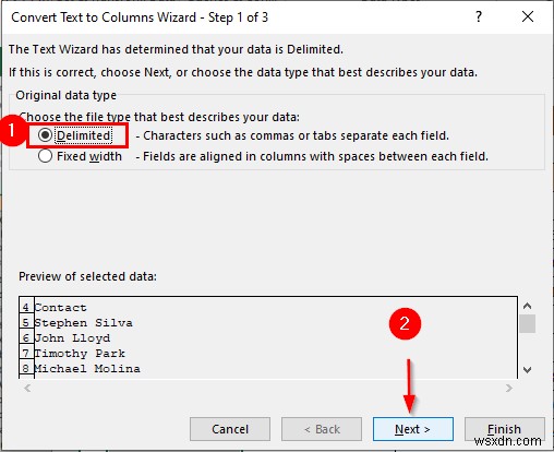 Excel में टेक्स्ट को कॉलम में कैसे बदलें (3 केस)