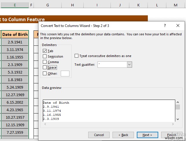 Excel में टेक्स्ट को कॉलम में कैसे बदलें (3 केस)