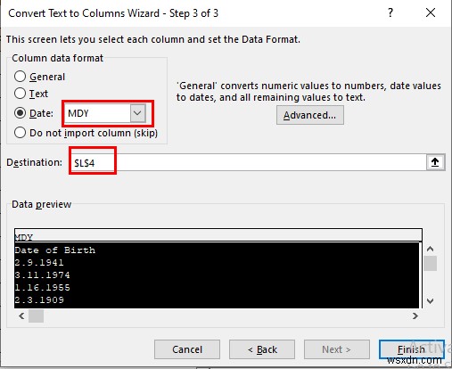 Excel में टेक्स्ट को कॉलम में कैसे बदलें (3 केस)