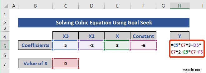 Excel में समीकरणों को हल करना (5 उपयोगी उदाहरण)