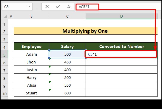 Excel में टेक्स्ट को नंबरों में कैसे बदलें (8 आसान तरीके)