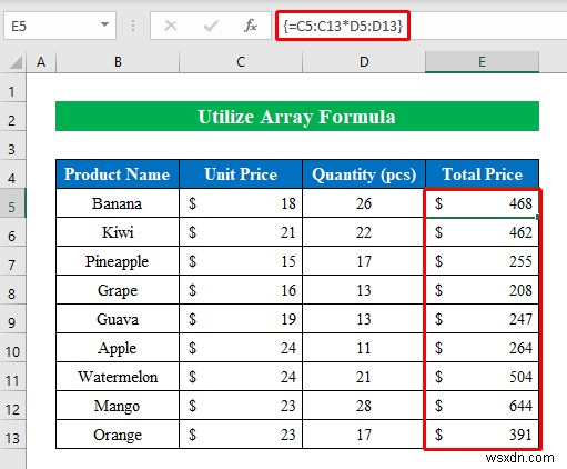 Excel में गुणा कैसे करें (8 सरल तरीके)