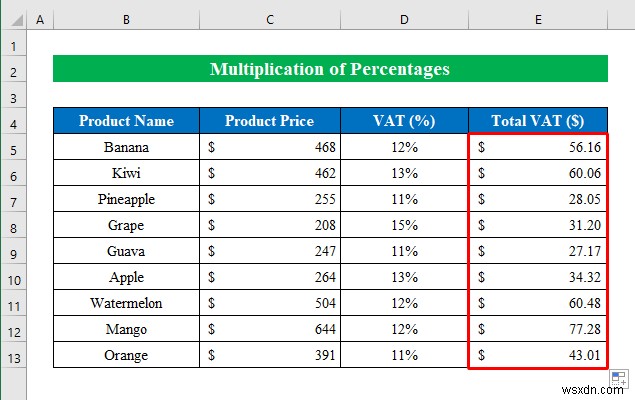 Excel में गुणा कैसे करें (8 सरल तरीके)