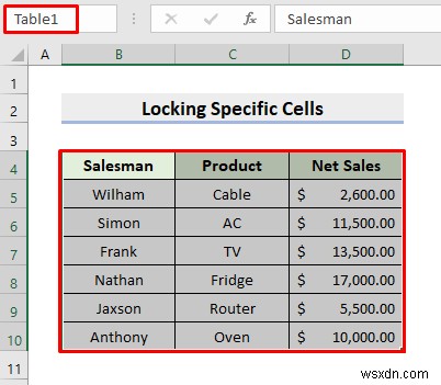 VBA का उपयोग करके Excel में कक्षों को कैसे लॉक और अनलॉक करें