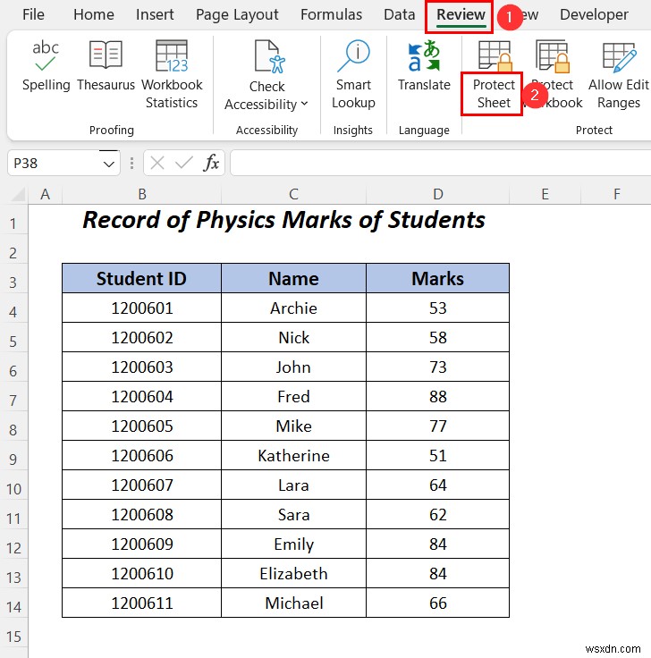 Microsoft Excel सुरक्षा युक्तियाँ:सुरक्षित कार्यपुस्तिका और वर्कशीट