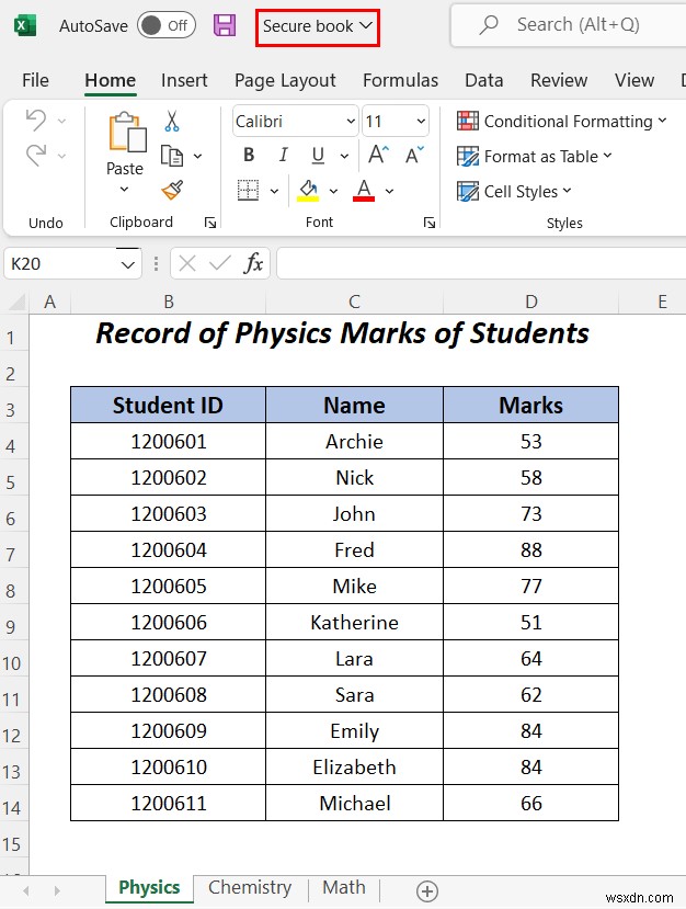 Microsoft Excel सुरक्षा युक्तियाँ:सुरक्षित कार्यपुस्तिका और वर्कशीट