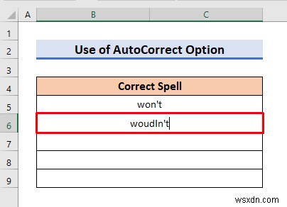 Excel में एक्टिव वर्कशीट पर स्पेलिंग चेक कैसे करें