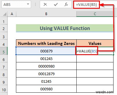 Excel में अग्रणी शून्य कैसे निकालें (8 आसान तरीके)