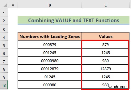 Excel में अग्रणी शून्य कैसे निकालें (8 आसान तरीके)