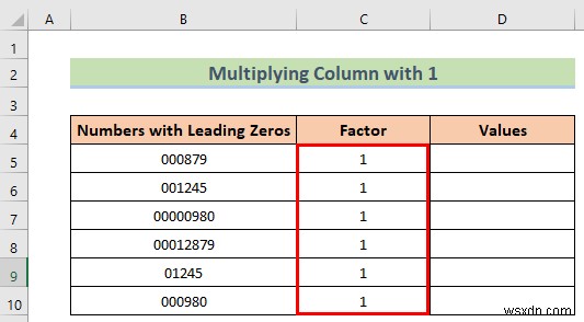 Excel में अग्रणी शून्य कैसे निकालें (8 आसान तरीके)