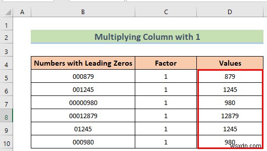 Excel में अग्रणी शून्य कैसे निकालें (8 आसान तरीके)