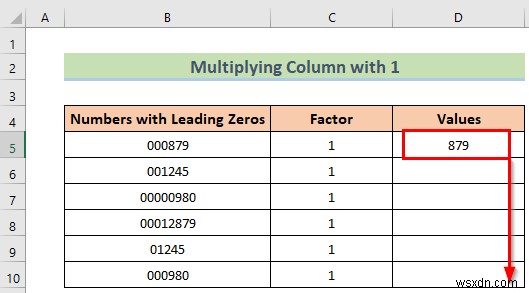 Excel में अग्रणी शून्य कैसे निकालें (8 आसान तरीके)