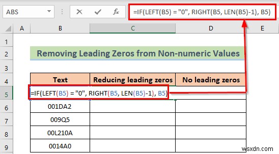 Excel में अग्रणी शून्य कैसे निकालें (8 आसान तरीके)