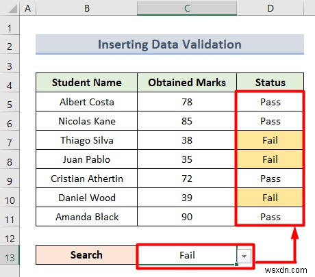 Excel में किसी अन्य टेक्स्ट सेल के आधार पर सशर्त स्वरूपण लागू करें