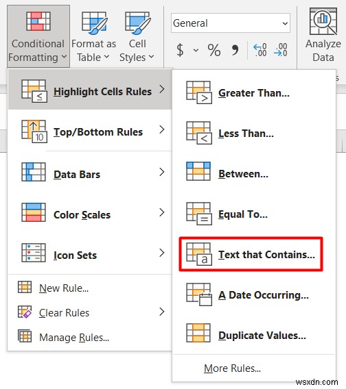 Excel में किसी अन्य टेक्स्ट सेल के आधार पर सशर्त स्वरूपण लागू करें