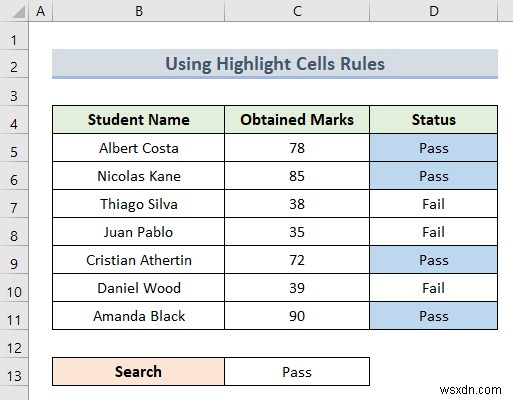 Excel में किसी अन्य टेक्स्ट सेल के आधार पर सशर्त स्वरूपण लागू करें