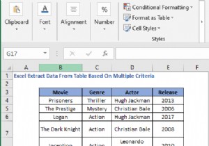 Excel में एकाधिक मानदंडों के आधार पर तालिका से डेटा कैसे निकालें